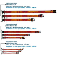 Plastic Clip Collar - Harry Potter GRYFFINDOR & Crest Black/Red