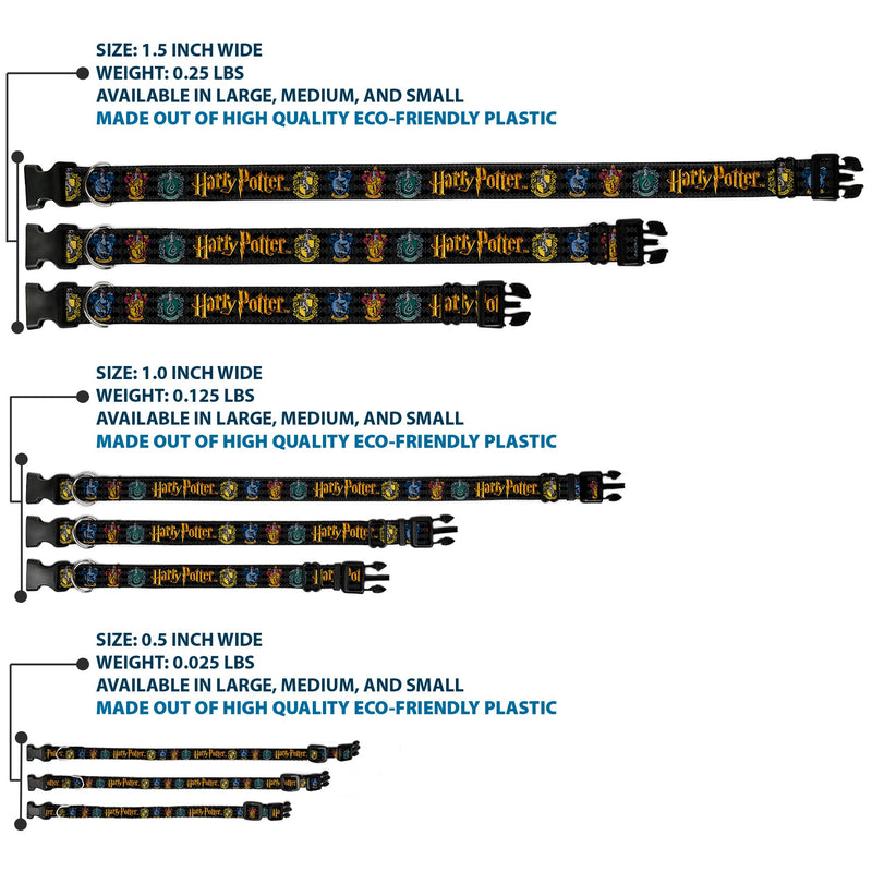 Plastic Clip Collar - HARRY POTTER Houses