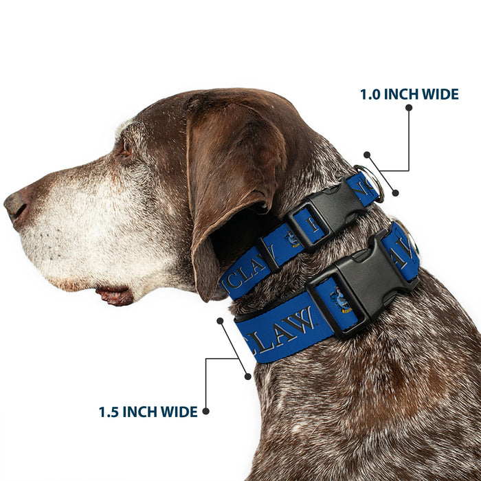 Plastic Clip Collar - Harry Potter RAVENCLAW & Crest Blue/Black