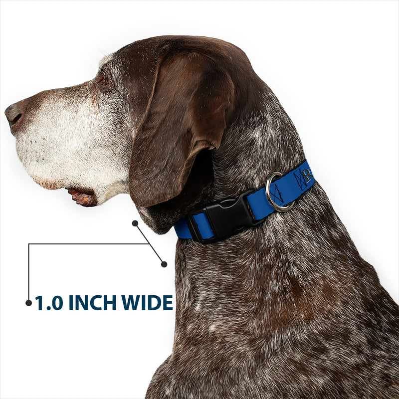 Plastic Clip Collar - Harry Potter RAVENCLAW & Crest Blue/Black