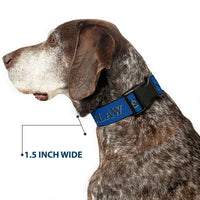 Plastic Clip Collar - Harry Potter RAVENCLAW & Crest Blue/Black