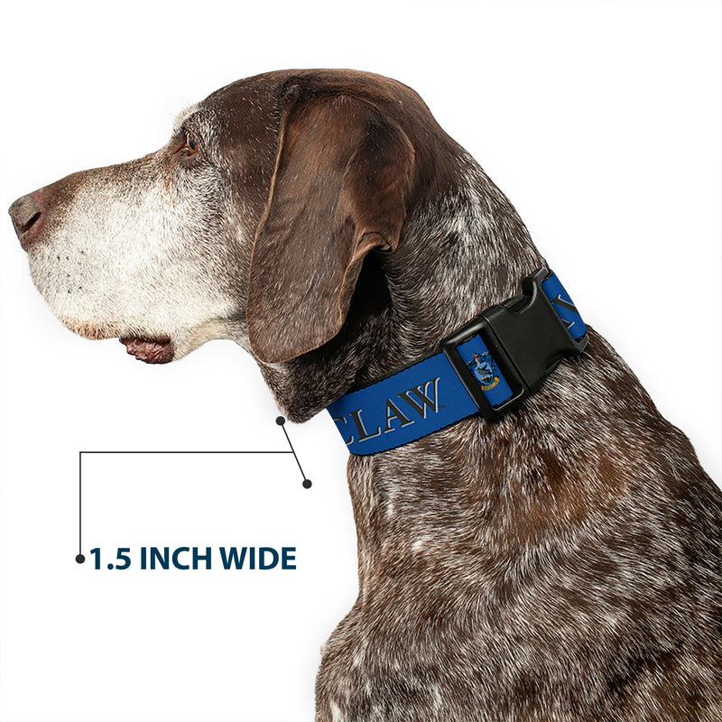 Plastic Clip Collar - Harry Potter RAVENCLAW & Crest Blue/Black