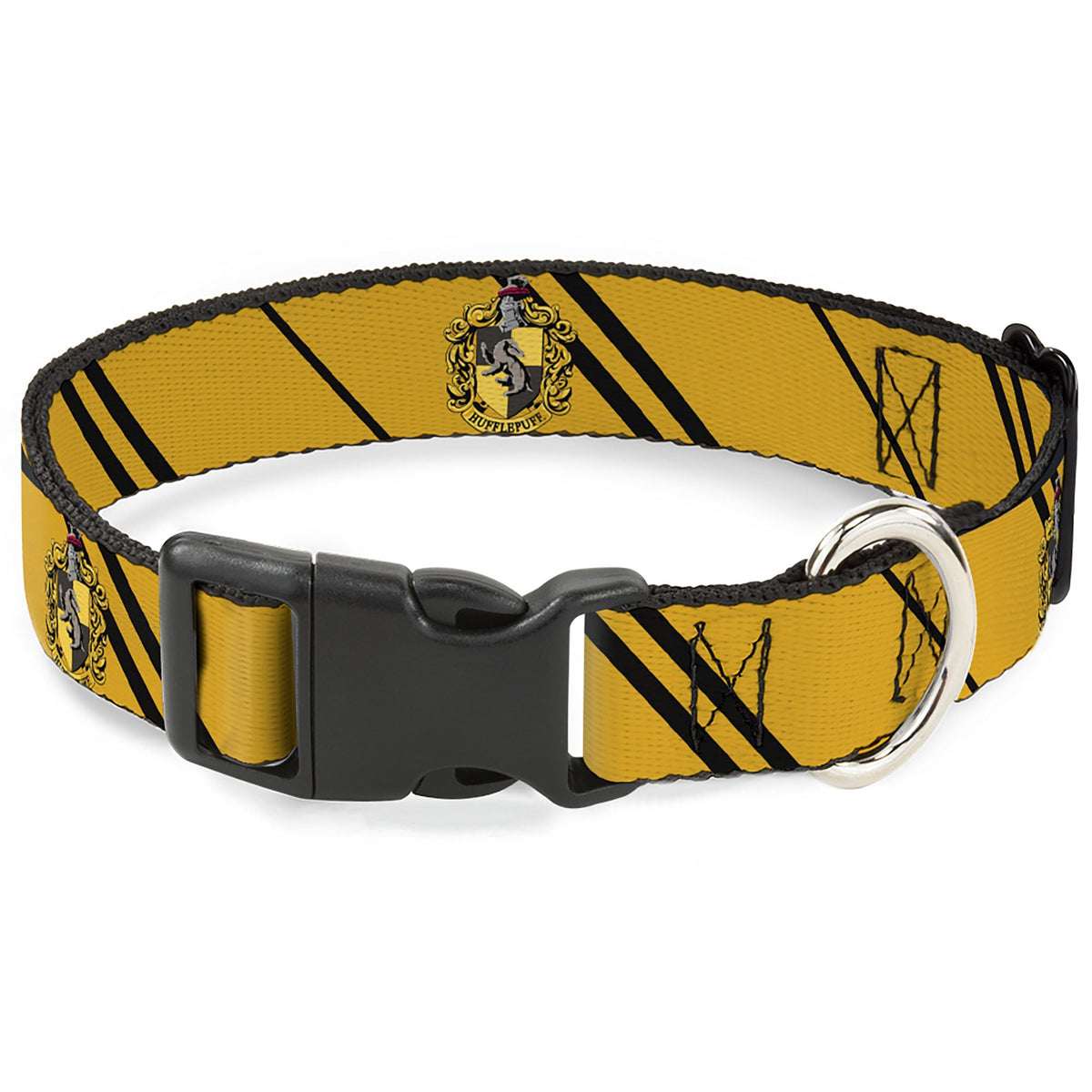 HUFFLEPUFF Crest/Stripe Yellow/Black Plastic Clip Collar