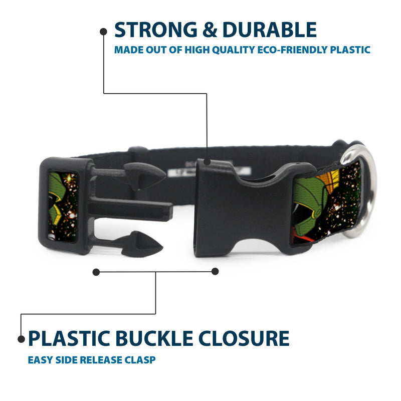 Plastic Clip Collar - Marvin the Martian 4-Poses Galaxy