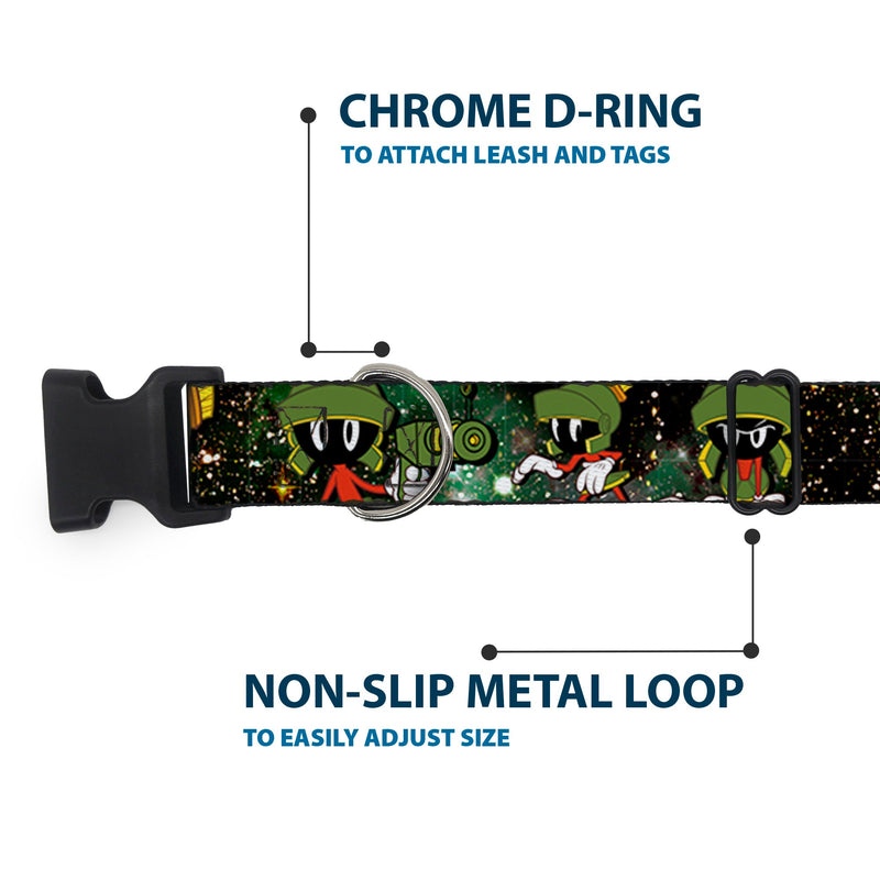 Plastic Clip Collar - Marvin the Martian 4-Poses Galaxy