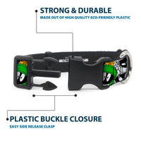 Plastic Clip Collar - Marvin the Martian Expressions Stacked White/Black/Green/Gold