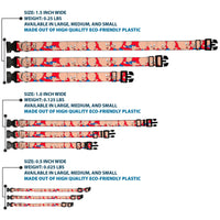Plastic Clip Collar - Porky Pig Expressions Red