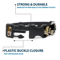 Plastic Clip Collar - Wile E. Coyote Expressions Black