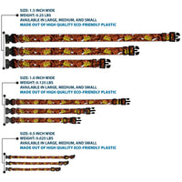 Plastic Clip Collar - POST COCOA PEBBLES Logo and Vivid Cereal Browns