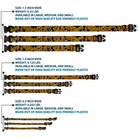 Plastic Clip Collar - Scooby Doo Stacked CLOSE-UP Black