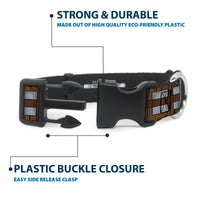 Plastic Clip Collar - Star Wars Chewbacca Bandolier Bounding Browns/Gray
