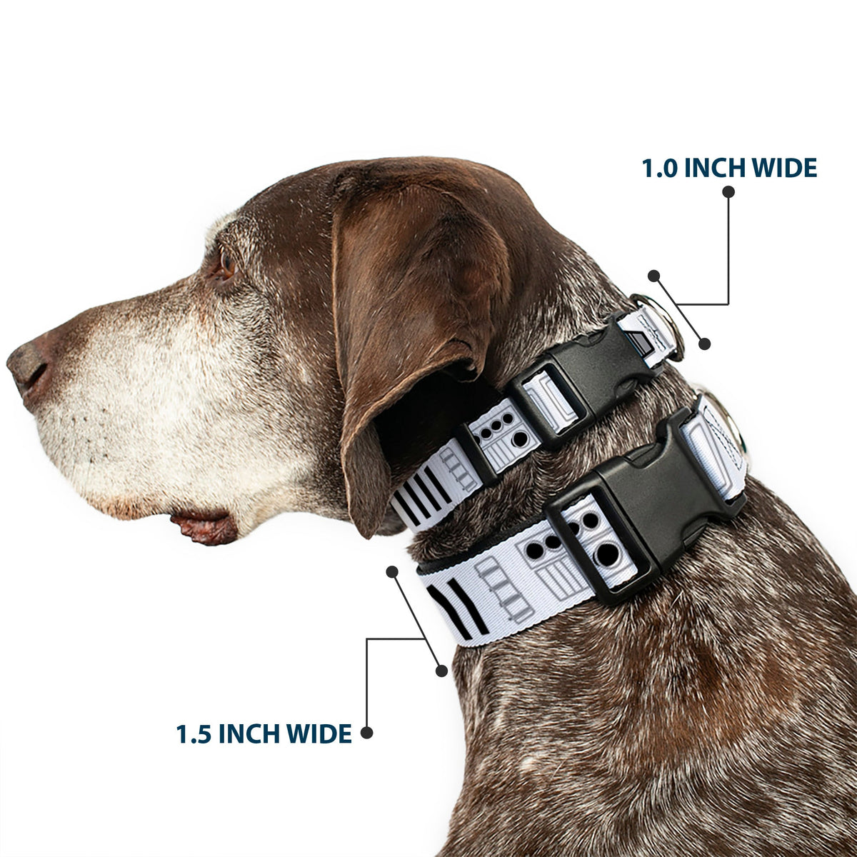 Plastic Clip Collar - Star Wars Stormtroopers Utility Belt2 Bounding White/Grays/Black