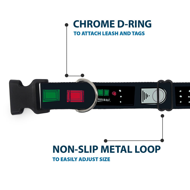 Plastic Clip Collar - Star Wars Darth Vader Utility Belt Bounding3 Black/Grays/Reds/Greens
