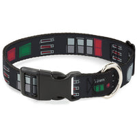 Plastic Clip Collar - Star Wars Darth Vader Utility Belt Bounding3 Black/Grays/Reds/Greens