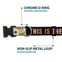 Plastic Clip Collar - Star Wars The Child Chibi Pod Pose THIS IS THE WAY Black/Multi Color