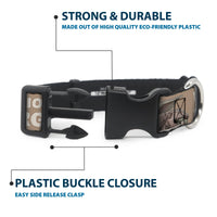 Plastic Clip Collar - Star Wars The Child Sitting Pose PRECIOUS CARGO Tan/White