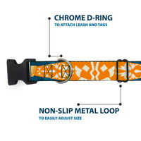 Plastic Clip Collar - Star Wars Clone Wars Ahsoka Tano Bounding Elements Blues/Orange