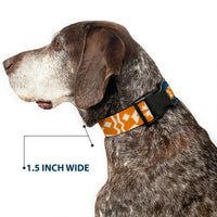 Plastic Clip Collar - Star Wars Clone Wars Ahsoka Tano Bounding Elements Blues/Orange