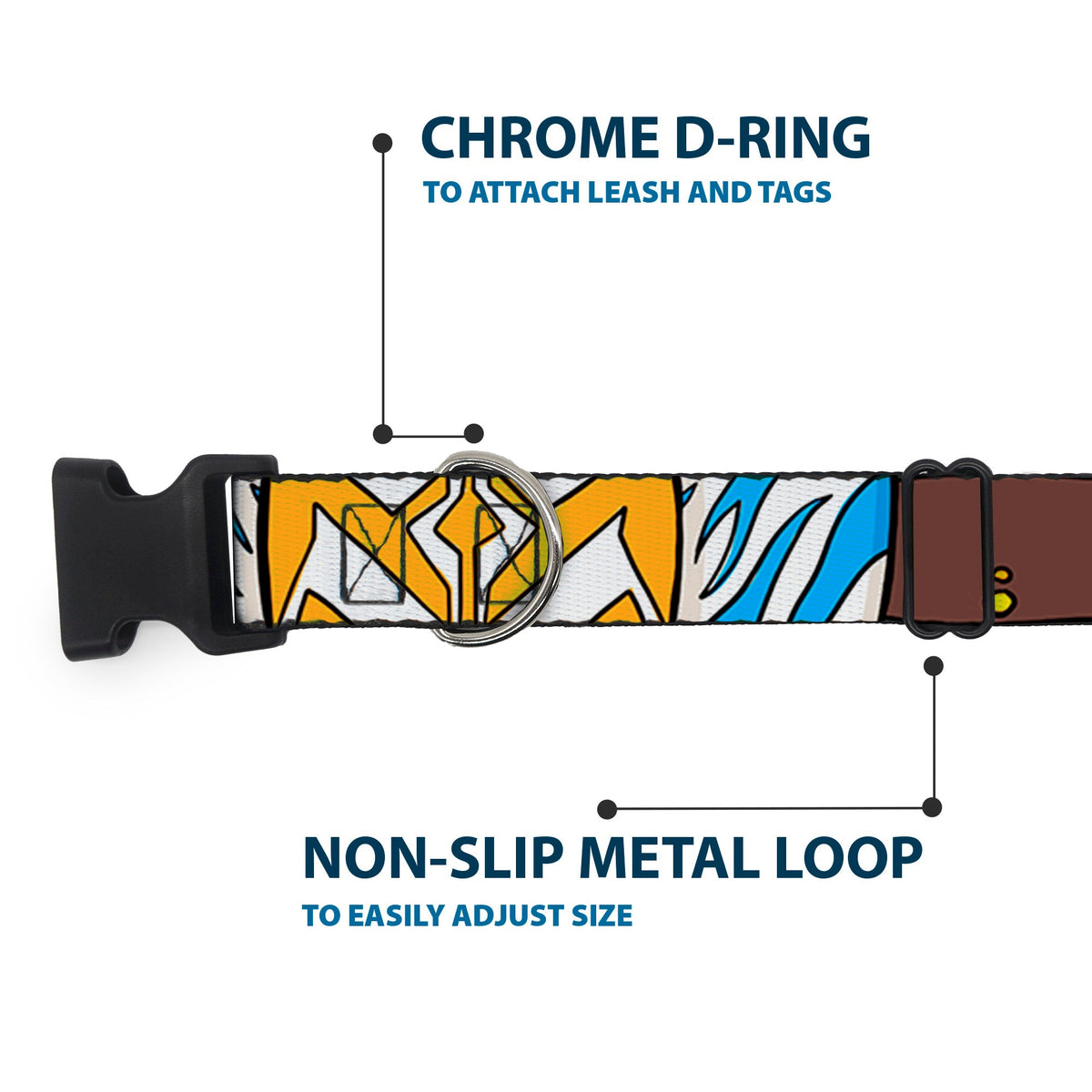 Plastic Clip Collar - Star Wars The Clone Wars Ahsoka Tano Bounding Elements2