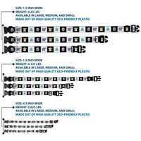 Plastic Clip Collar - Star Wars Mandalorian 4-Character Pose Blocks