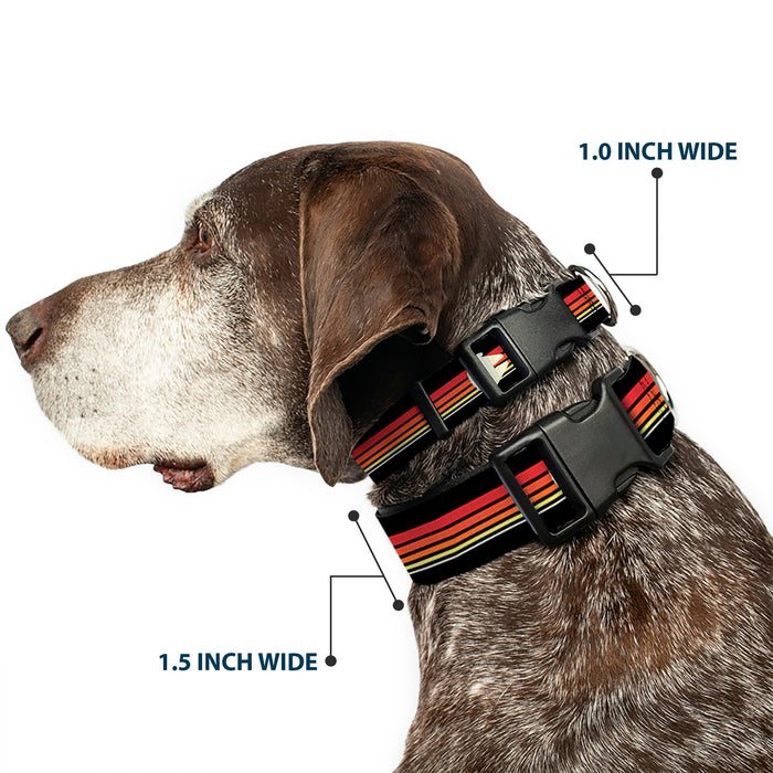 Plastic Clip Collar - Star Wars Millennium Falcon Stripe Black/Multi Color