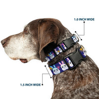 Plastic Clip Collar - Star Wars Holiday Stormtrooper Easter Bunny Ears Purple