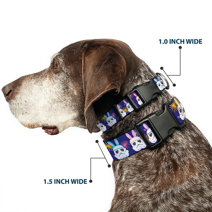 Plastic Clip Collar - Star Wars Holiday Stormtrooper Easter Bunny Ears Purple