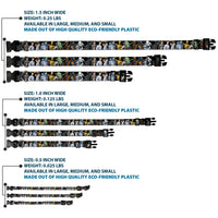 Plastic Clip Collar - Star Wars Classic Character Poses Black