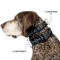 Plastic Clip Collar - Star Wars Death Star and TIE Fighters Black/Gray