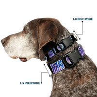 Plastic Clip Collar - Thor SON OF ODIN/Hamner Icon Black/White/Blues