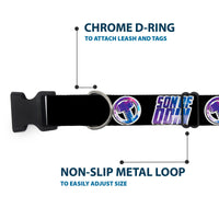 Plastic Clip Collar - Thor SON OF ODIN/Hamner Icon Black/White/Blues