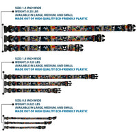 Plastic Clip Collar - Venom Comic Book Panels