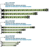 Plastic Clip Collar - The Wizard of Oz Wicked Witch of the West and Flying Monkeys Greens