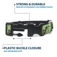 Plastic Clip Collar - The Wizard of Oz Wicked Witch of the West and Flying Monkeys Greens