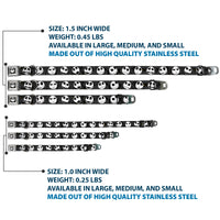 Jack Smile Full Color Seatbelt Buckle Collar - Nightmare Before Christmas Jack Expressions Gray