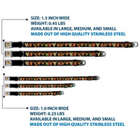 Lilo and Stitch Holiday Halloween Stitch Mummy Face Full Color Black Seatbelt Buckle Collar - Lilo and Stitch Halloween Stitch Dress Up Poses Black