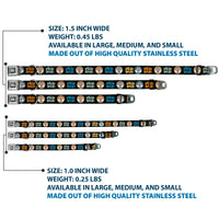 CHIP & DALE Text Logo Full Color Black/Gray Seatbelt Buckle Collar - CHIP & DALE Expression Bubbles Black/Multi Color