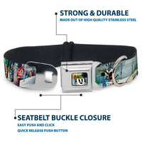 Yodelberg Mickey Full Color Seatbelt Buckle Collar - Mickey & Minnie Yodelberg Scenes
