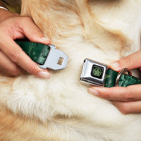 Toy Story Star Icon Full Color Black/Green Seatbelt Buckle Collar - Woody & Friends KEEP CALM & REACH FOR THE SKY Blues
