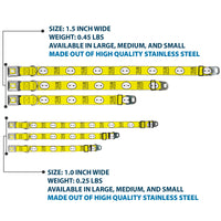 Baymax Face Full Color Yellow Black White Seatbelt Buckle Collar - BAYMAX Hanko/Face Yellow/Black/White