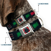 Star Wars Darth Vader Face Full Color Red Seatbelt Buckle Collar - Star Wars Darth Vader Utility Belt Bounding3 Black/Grays/Reds/Greens