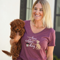 T-shirt:  I Cannot Live Without Coffee and My Dog