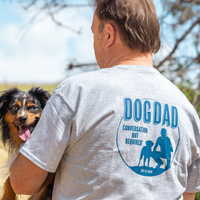 T-shirt: Dog Dad (Grey)