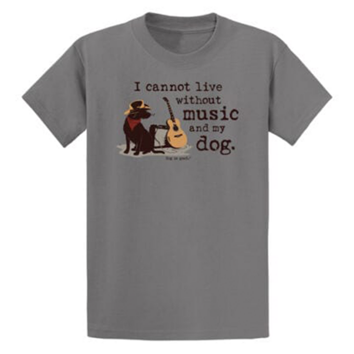T-shirt: Music and My Dog