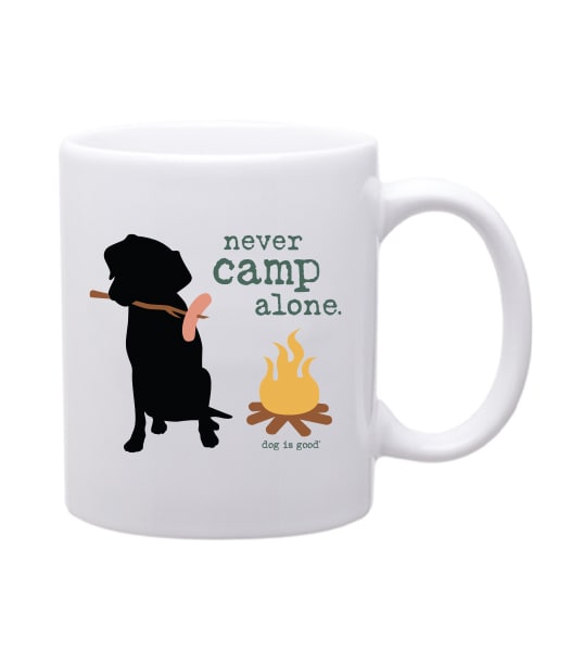 Never Camp Alone 14 oz Mug