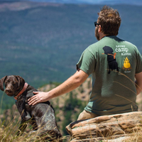 T-shirt: Never Camp Alone