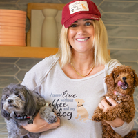 Hat: I Cannot Live Without Coffee and My Dog
