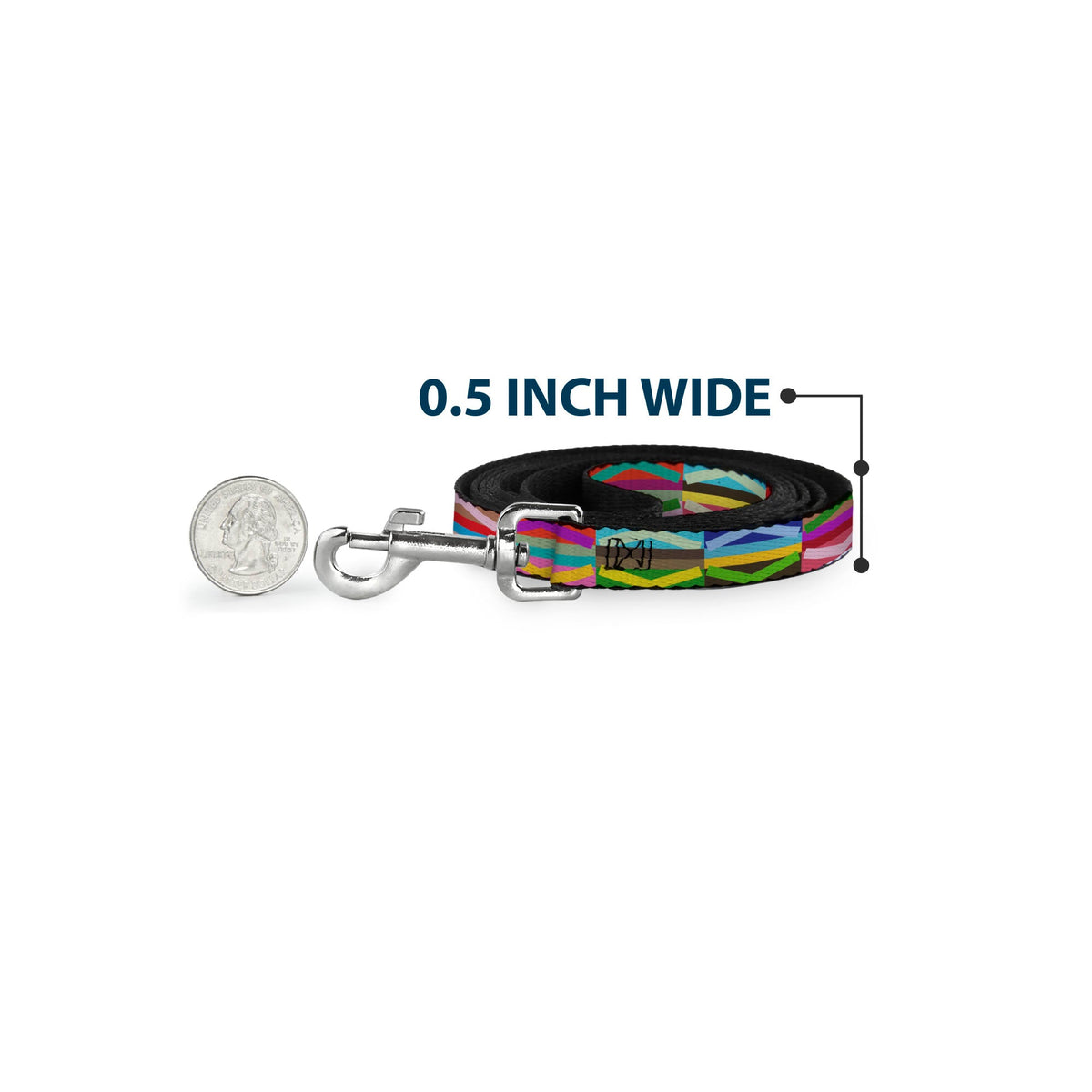 Dog Leash - Geometric10 Multi Color