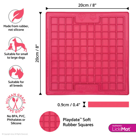 LickiMat Playdate for Cats - Pink