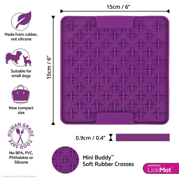 LickiMat Mini Buddy - Purple
